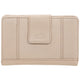 Mancini PEBBLE RFID Medium Clutch Wallet - Bone