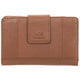 Mancini PEBBLE RFID Medium Clutch Wallet - Camel