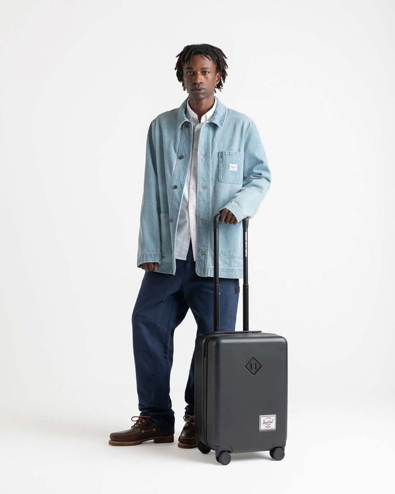 Herschel Heritage Hardshell Carry On Luggage - Black