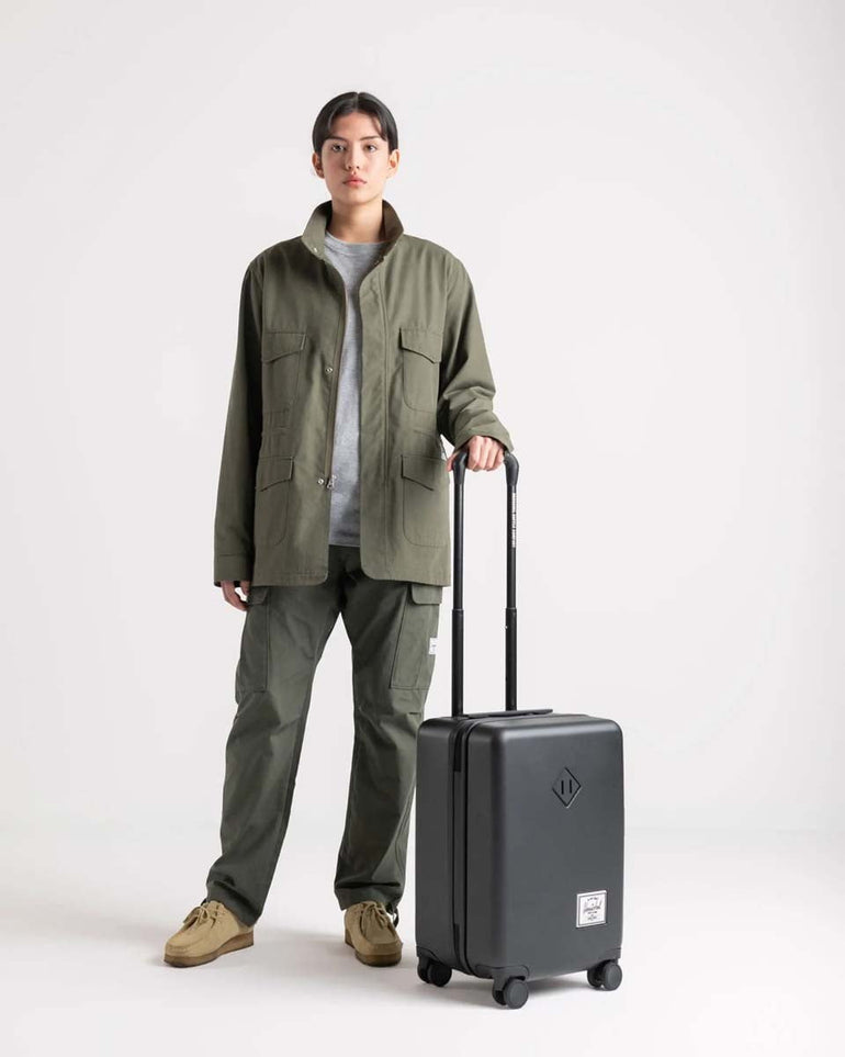 Herschel Heritage Hardshell Carry On Luggage - Black