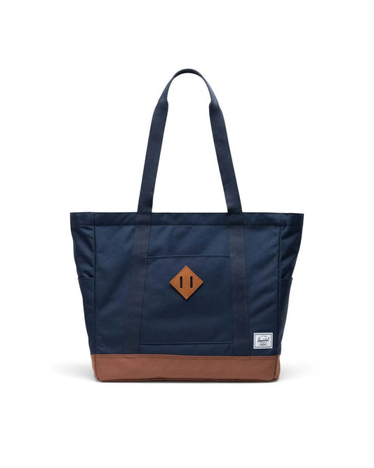 Herschel Heritage Tote - Navy/Saddle Brown