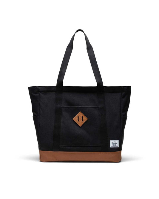 Herschel Heritage Tote - Black/Saddle Brown