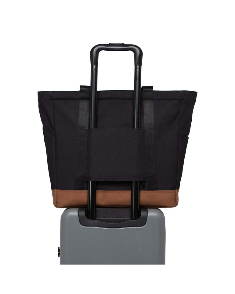 Herschel Heritage Tote - Black/Saddle Brown
