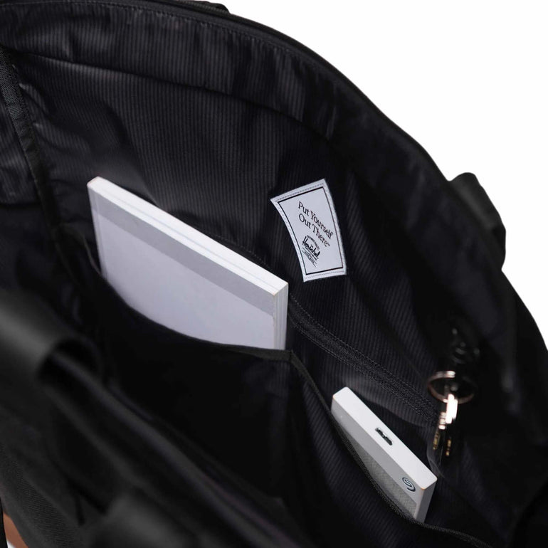 Herschel Heritage Tote - Black Diamond/Black