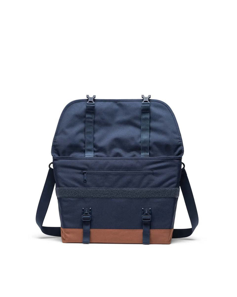 Herschel Cove Messenger - Navy/Saddle Brown