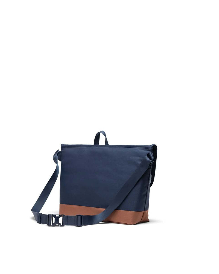 Herschel Cove Messenger - Navy/Saddle Brown