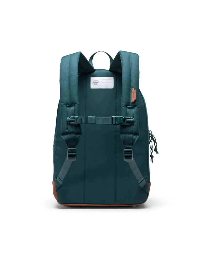 Herschel Heritage Youth Backpack - Dark Sea/Saddle Brown