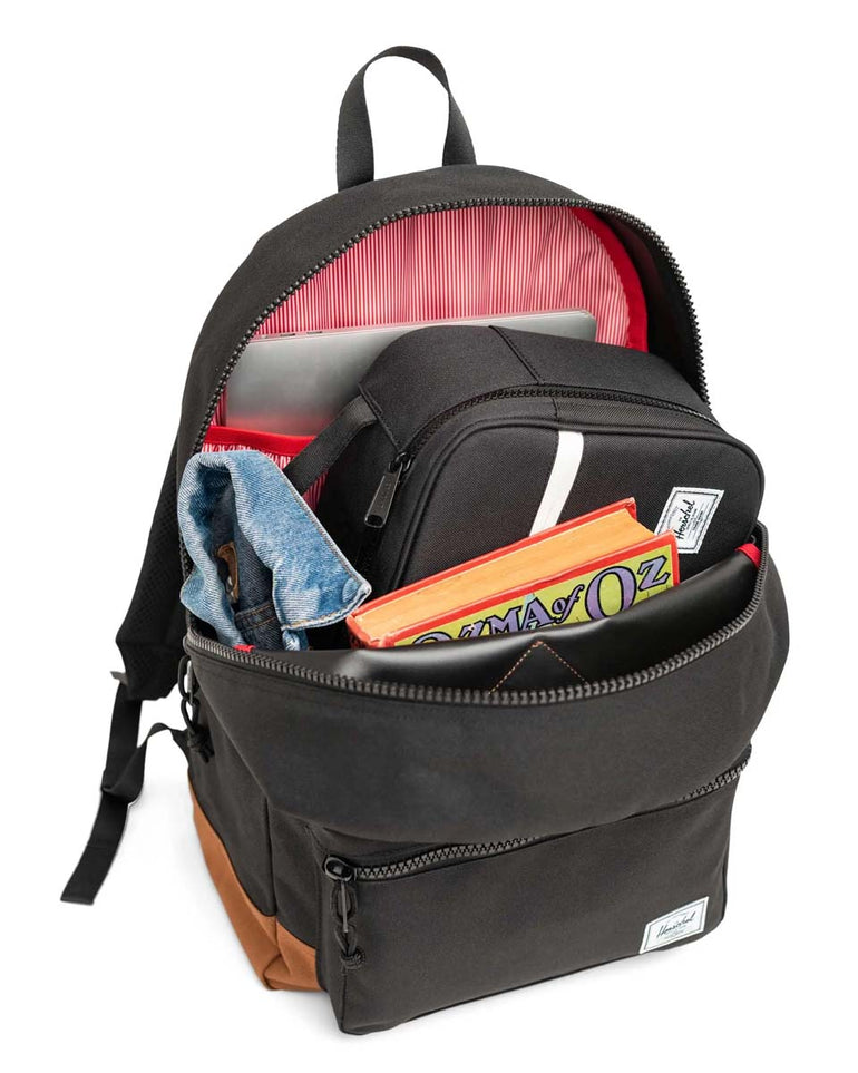 Herschel Heritage Youth Backpack - Dark Sea/Saddle Brown