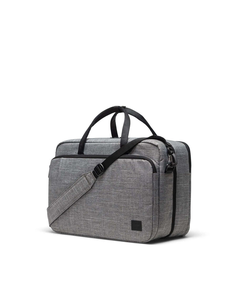 Bowen Convertible Travel Duffle Tech - Raven Crosshatch