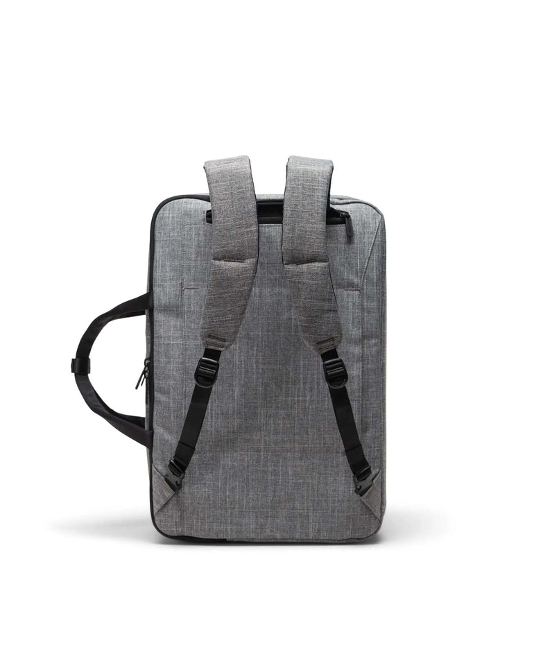 Bowen Convertible Travel Duffle Tech - Raven Crosshatch
