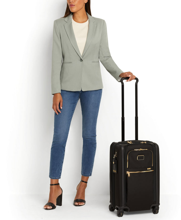 Tumi Alpha International Dual Access 4 Wheeled Carry-On Luggage