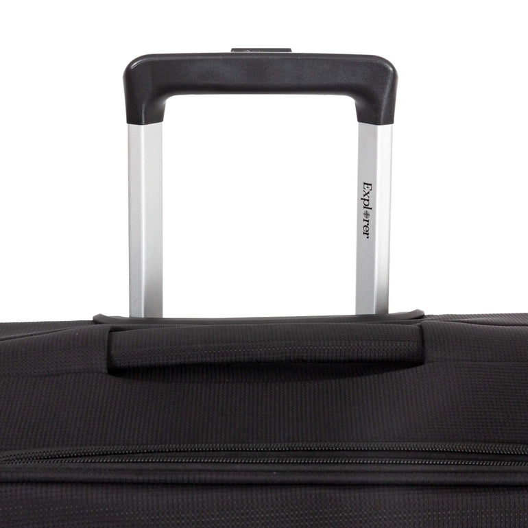 Explorer Onyx Expandable 3-Piece Luggage Set