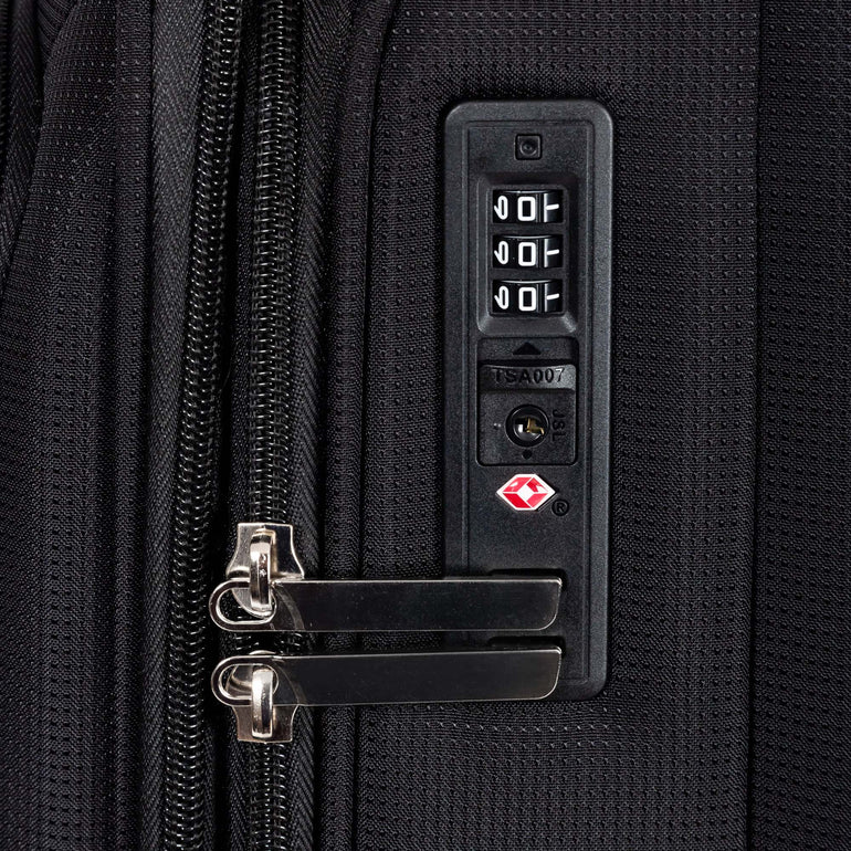 Explorer Onyx Expandable 3-Piece Luggage Set