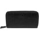Mancini Fifth Avenue RFID Secure Double Zipper Wallet