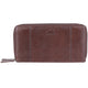 Mancini Fifth Avenue RFID Secure Double Zipper Wallet
