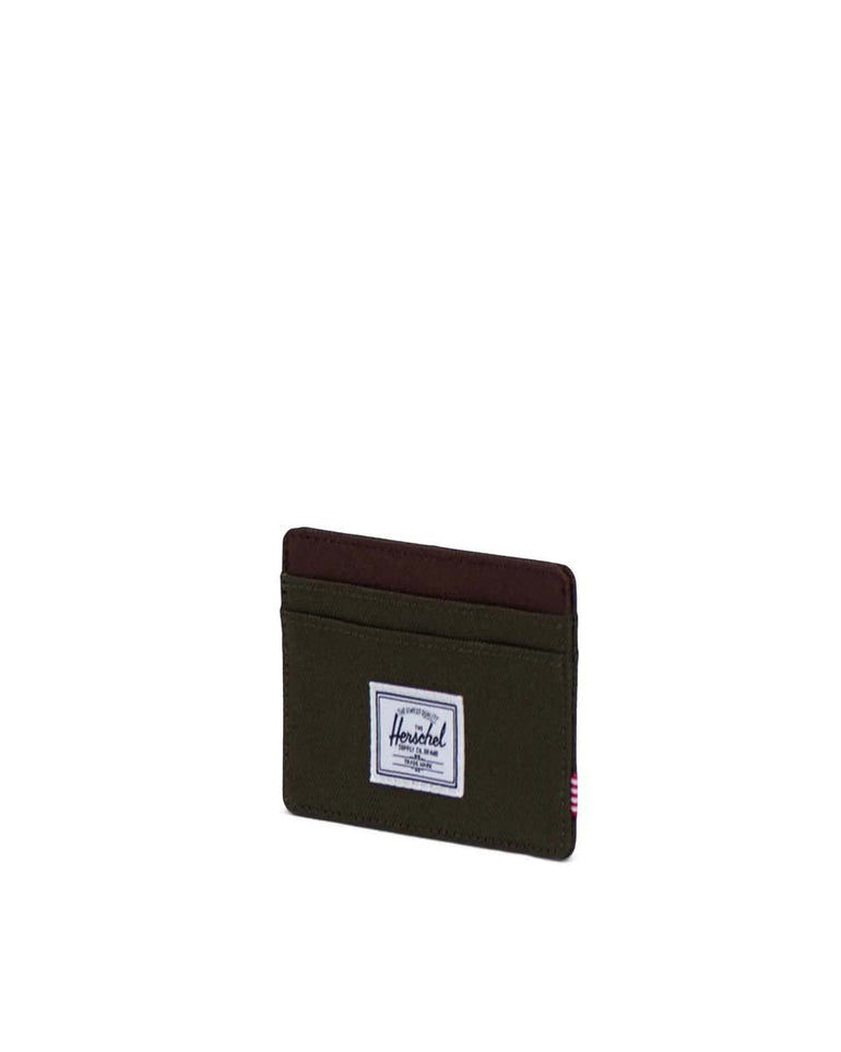 Herschel Charlie Cardholder - Ivy Green/Chicory Coffee