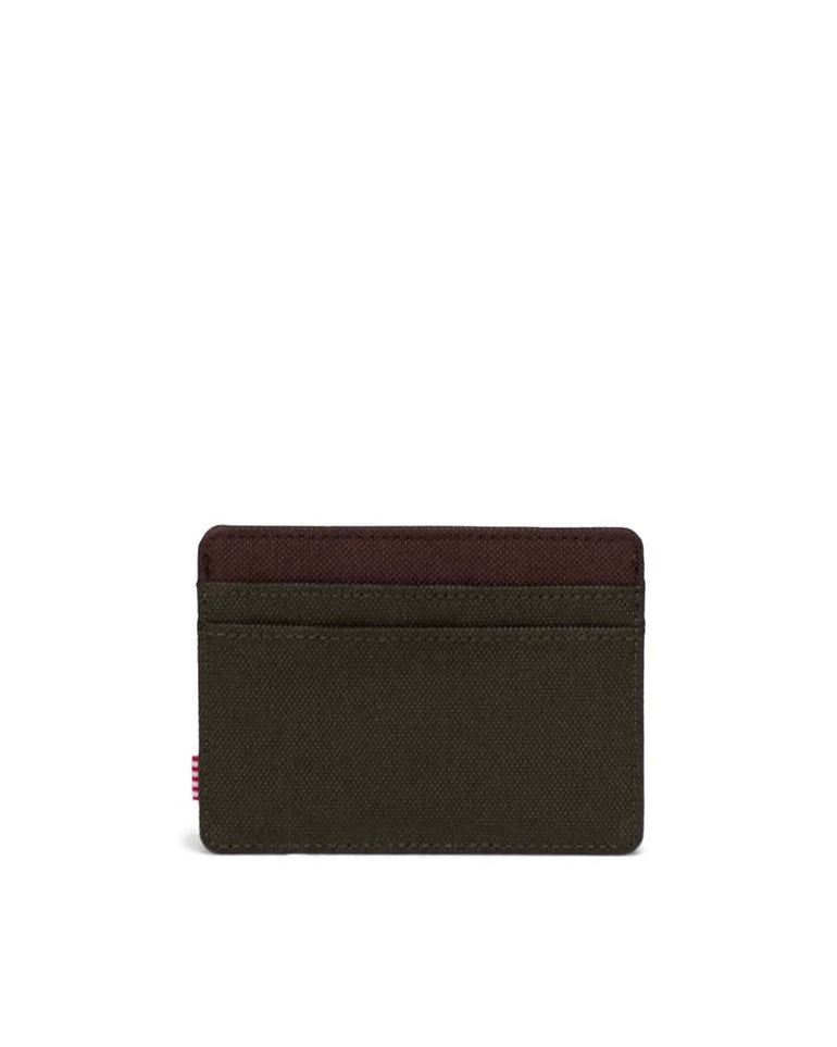 Herschel Charlie Cardholder - Ivy Green/Chicory Coffee