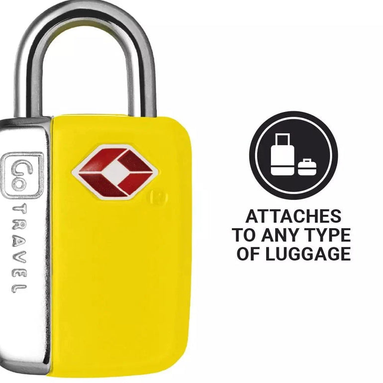 Go Travel Key Lock Twin Padlocks TSA