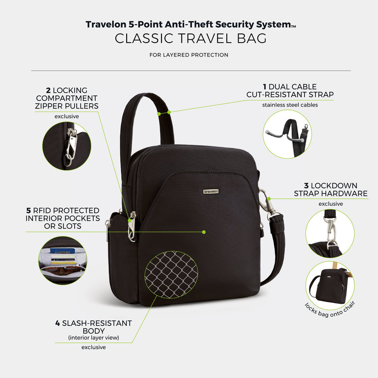 Travelon Anti-Theft Classic Travel Bag