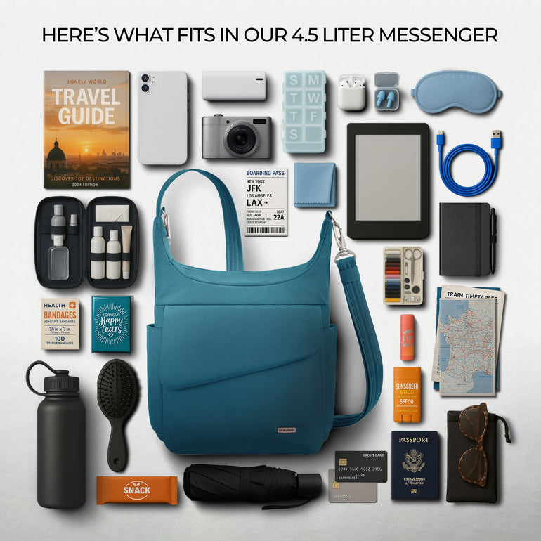 Travelon Anti-Theft Classic Messenger Bag (RFID Blocking)