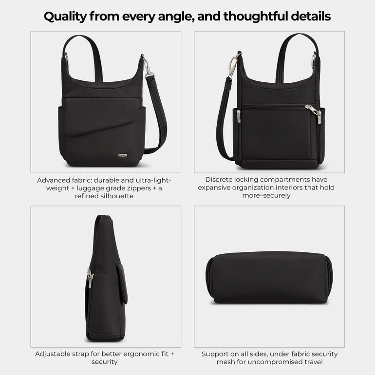 Travelon Anti-Theft Classic Messenger Bag (RFID Blocking)