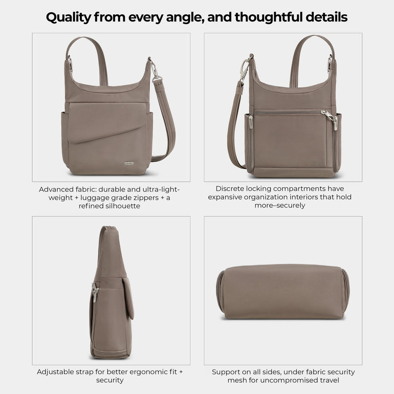 Travelon Anti-Theft Classic Messenger Bag (RFID Blocking)
