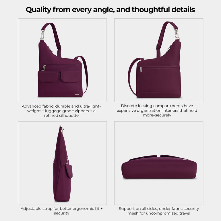 Travelon Anti-Theft Classic Crossbody Bag (RFID Blocking)