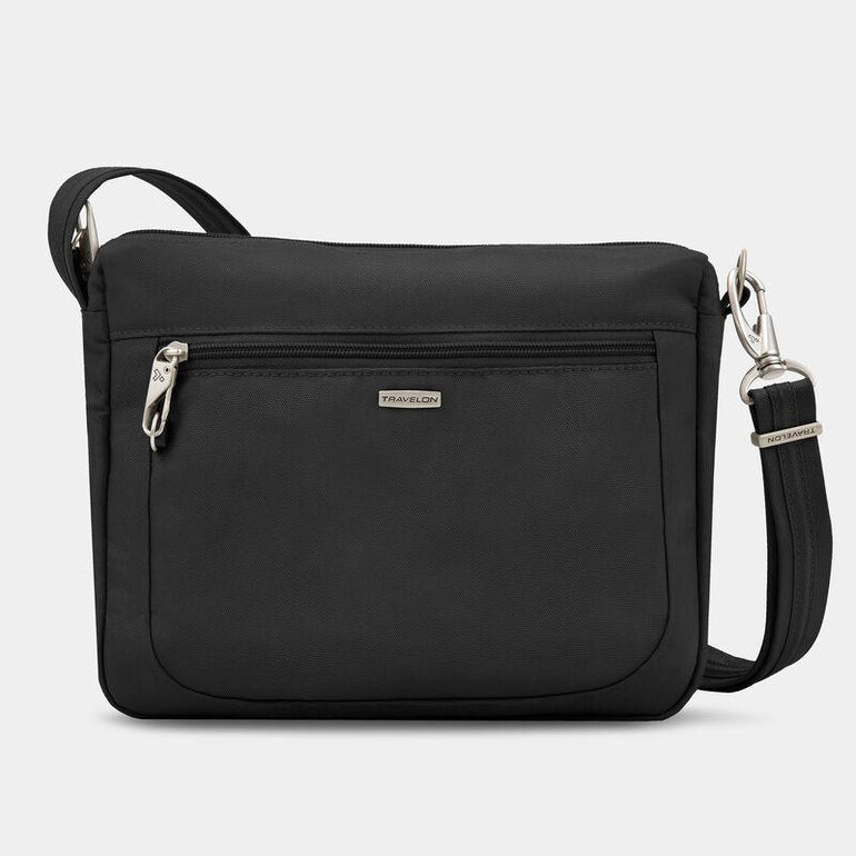 Travelon Anti-Theft Classic Small E/W Crossbody (RFID Blocking) - Black