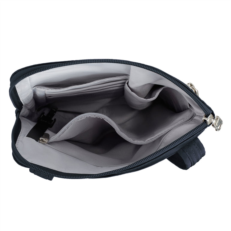 Travelon Anti-Theft Classic Slim Double Zip Crossbody
