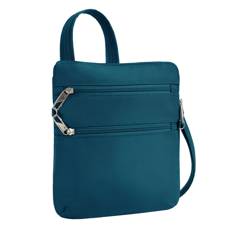 Travelon Anti-Theft Classic Slim Double Zip Crossbody