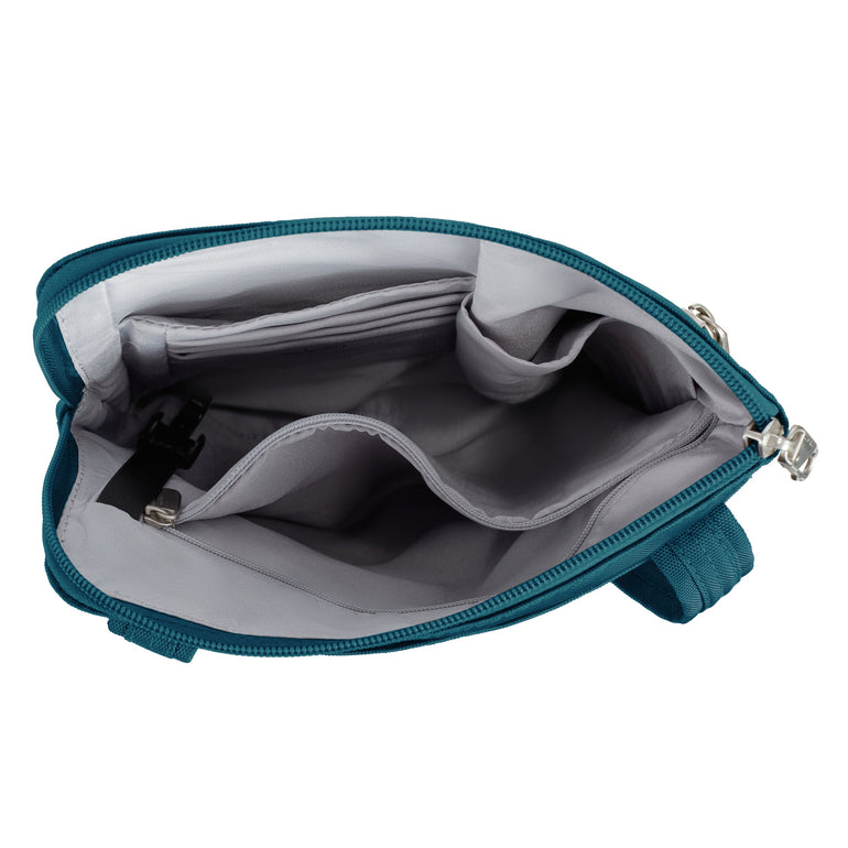 Travelon Anti-Theft Classic Slim Double Zip Crossbody