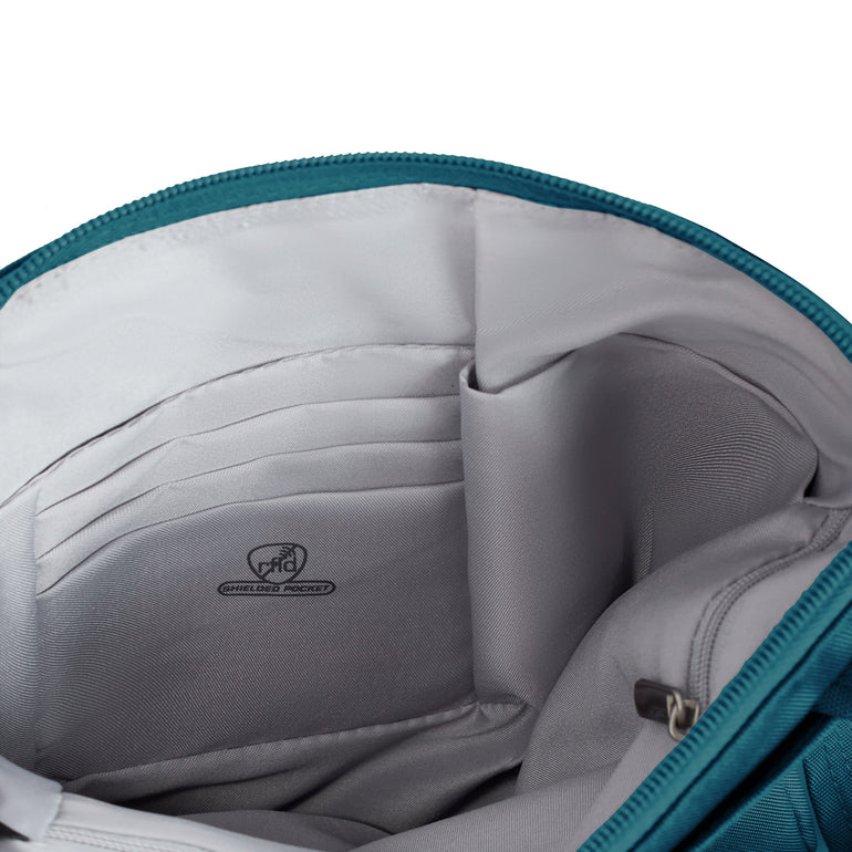 Travelon Anti-Theft Classic Slim Double Zip Crossbody