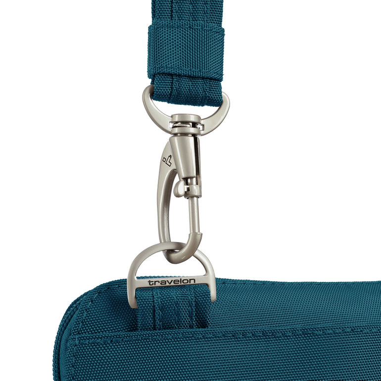 Travelon Anti-Theft Classic Slim Double Zip Crossbody