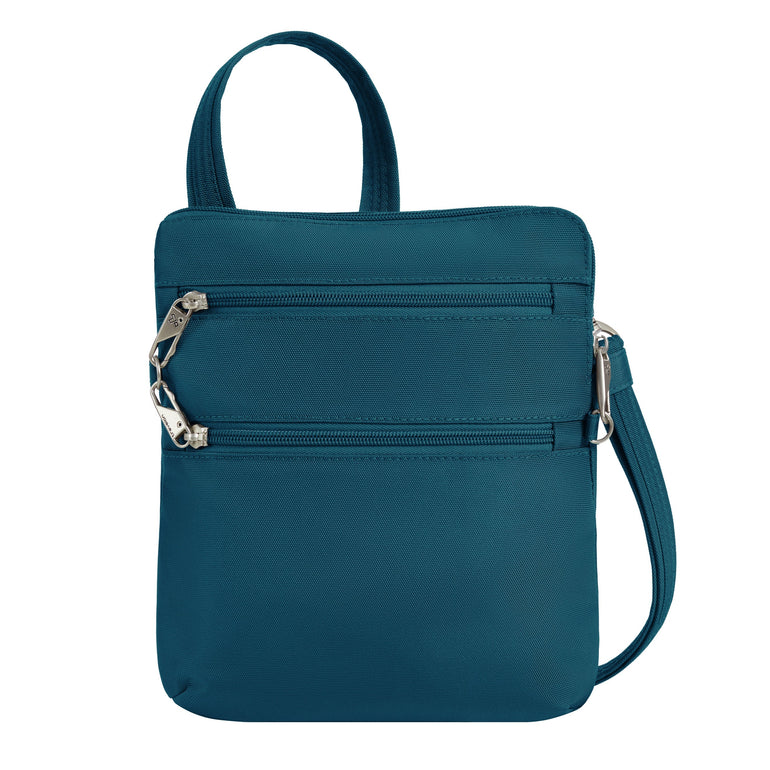 Travelon Anti-Theft Classic Slim Double Zip Crossbody