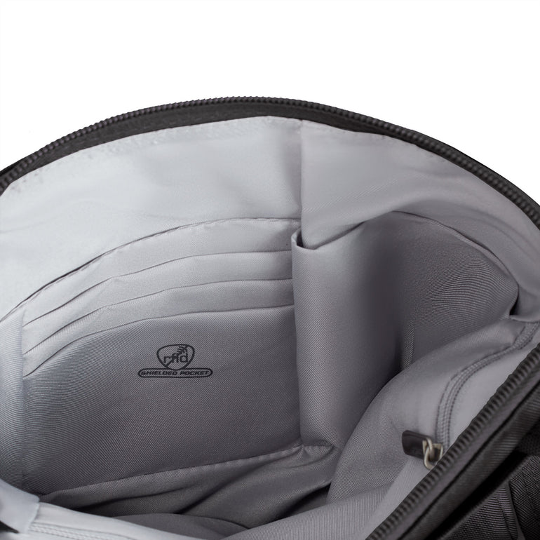 Travelon Anti-Theft Classic Slim Double Zip Crossbody