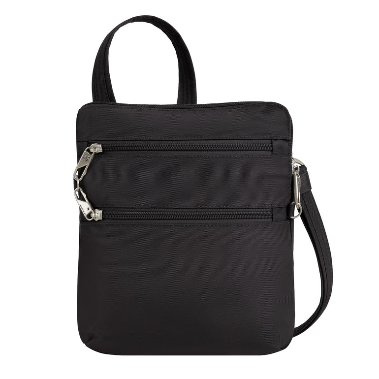 Travelon Anti-Theft Classic Slim Double Zip Crossbody