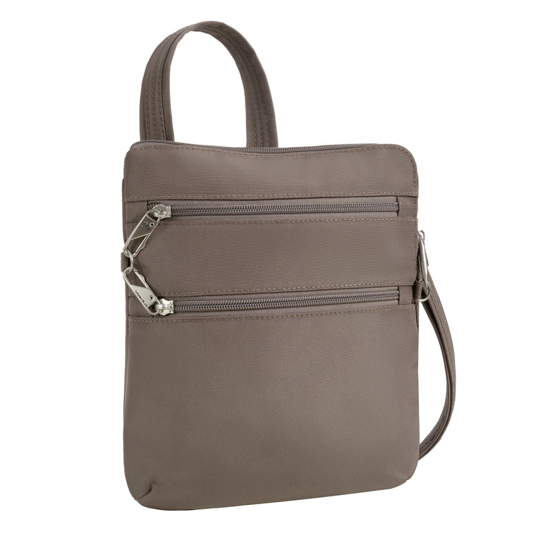 Travelon Anti-Theft Classic Slim Double Zip Crossbody