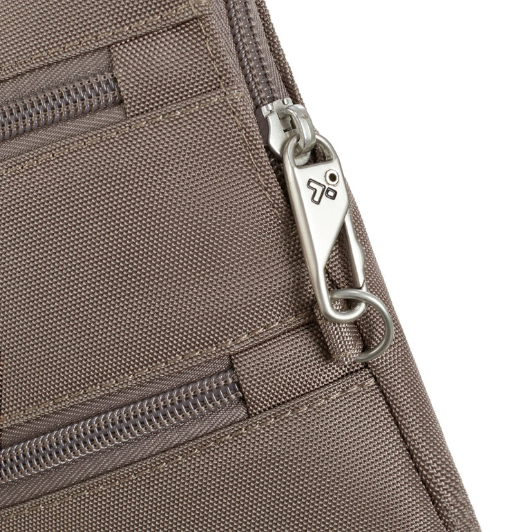 Travelon Anti-Theft Classic Slim Double Zip Crossbody