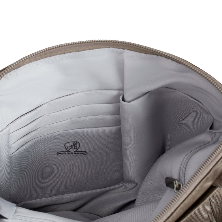 Travelon Anti-Theft Classic Slim Double Zip Crossbody