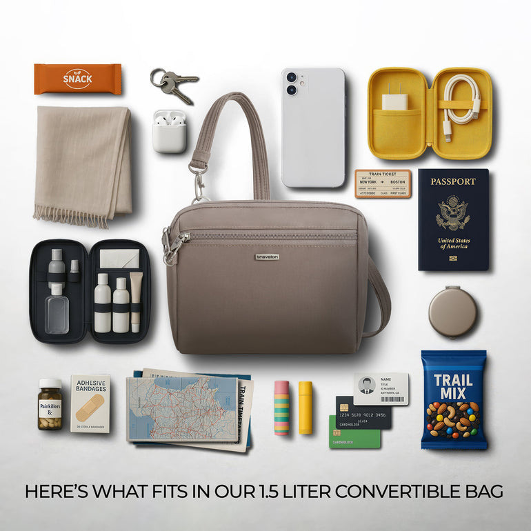 Travelon Anti-Theft Classic Convertible Crossbody & Waist Pack