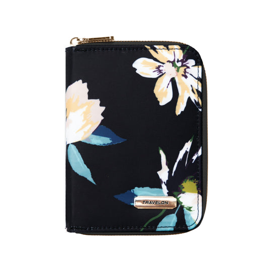Travelon RFID Blocking Passport Zip Wallet