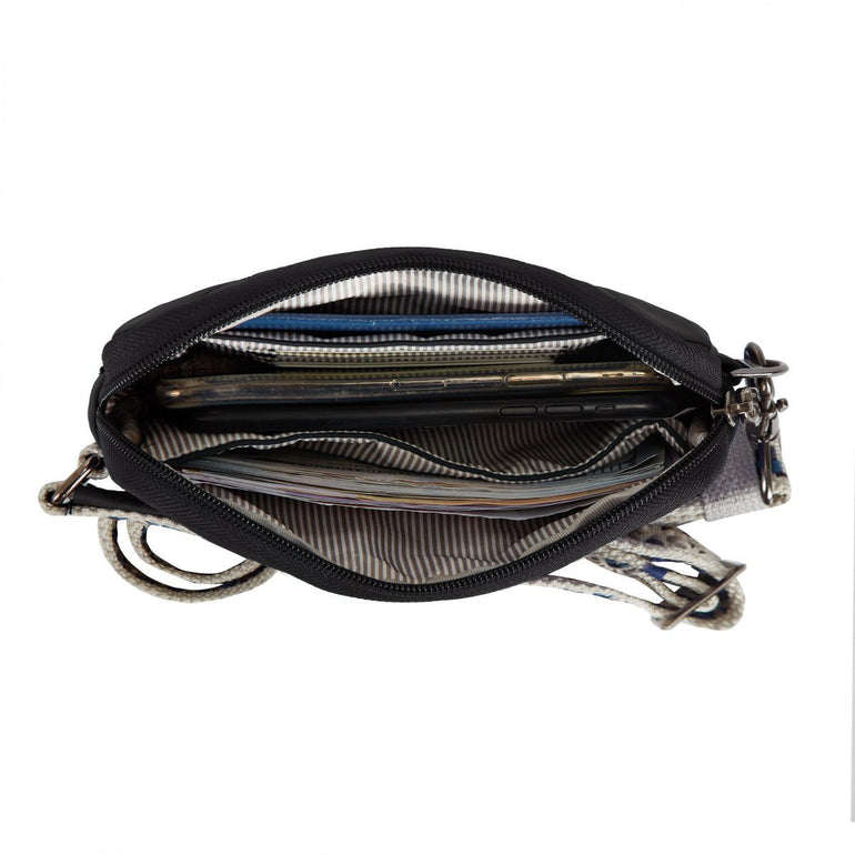 Travelon Anti-Theft Boho Phone Sling - Geo Black
