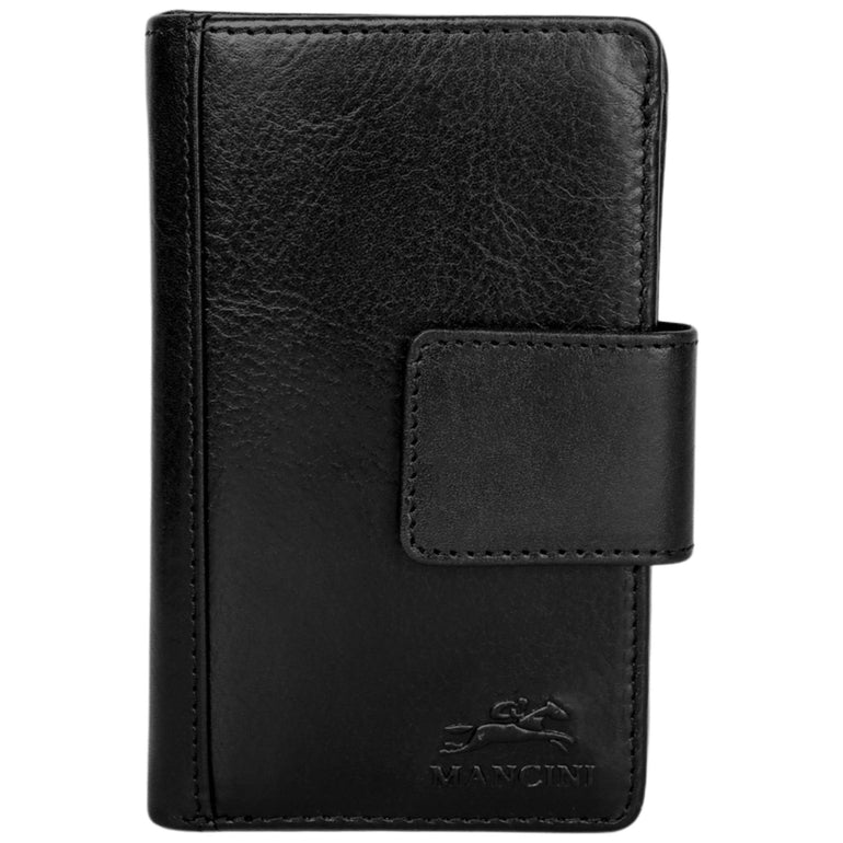 Mancini Pelle D’oro RFID Secure Medium Clutch Wallet