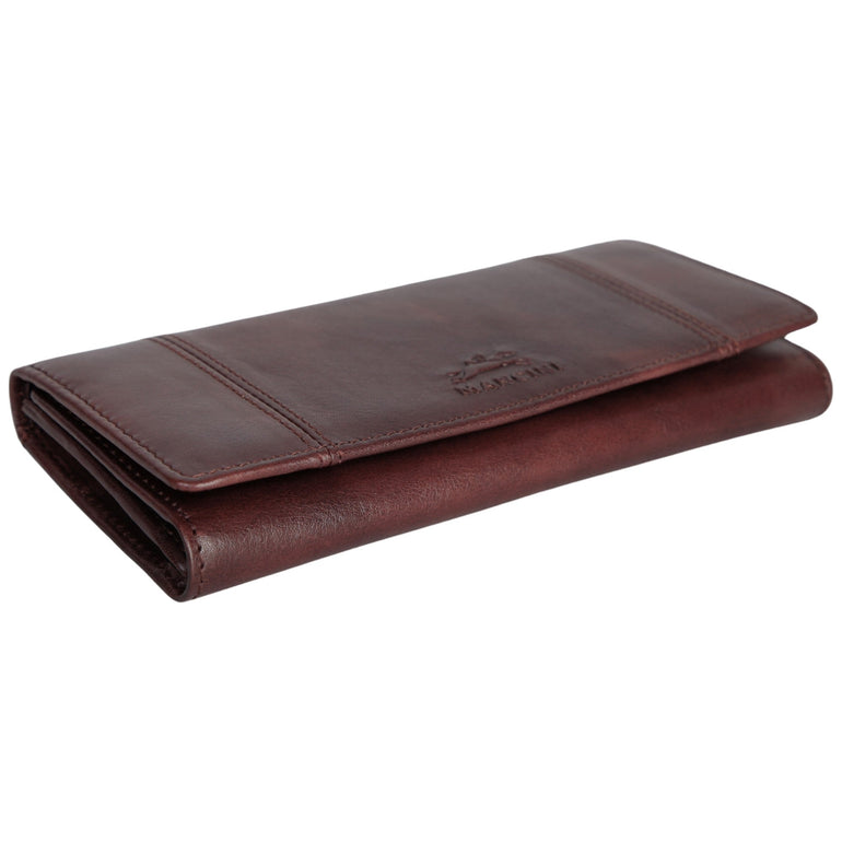Mancini Pelle D’oro RFID Secure Trifold Wallet