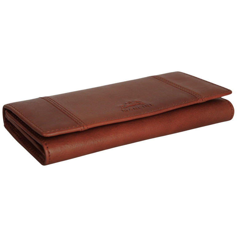 Mancini Pelle D’oro RFID Secure Trifold Wallet