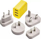 Go Travel Worldwide 3 Port USB-A Charger