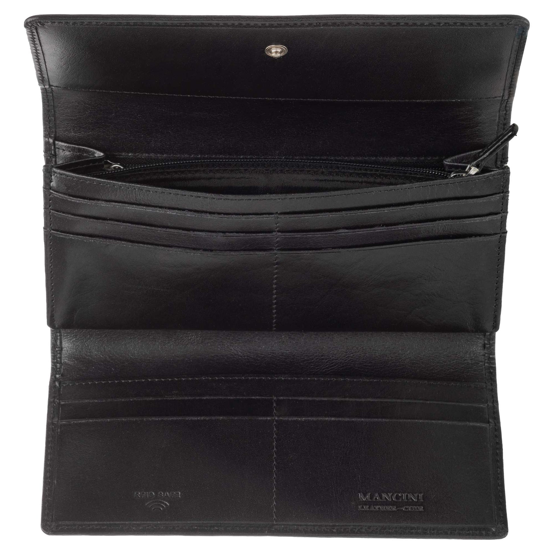 Mancini South Beach RFID Secure Trifold Wallet
