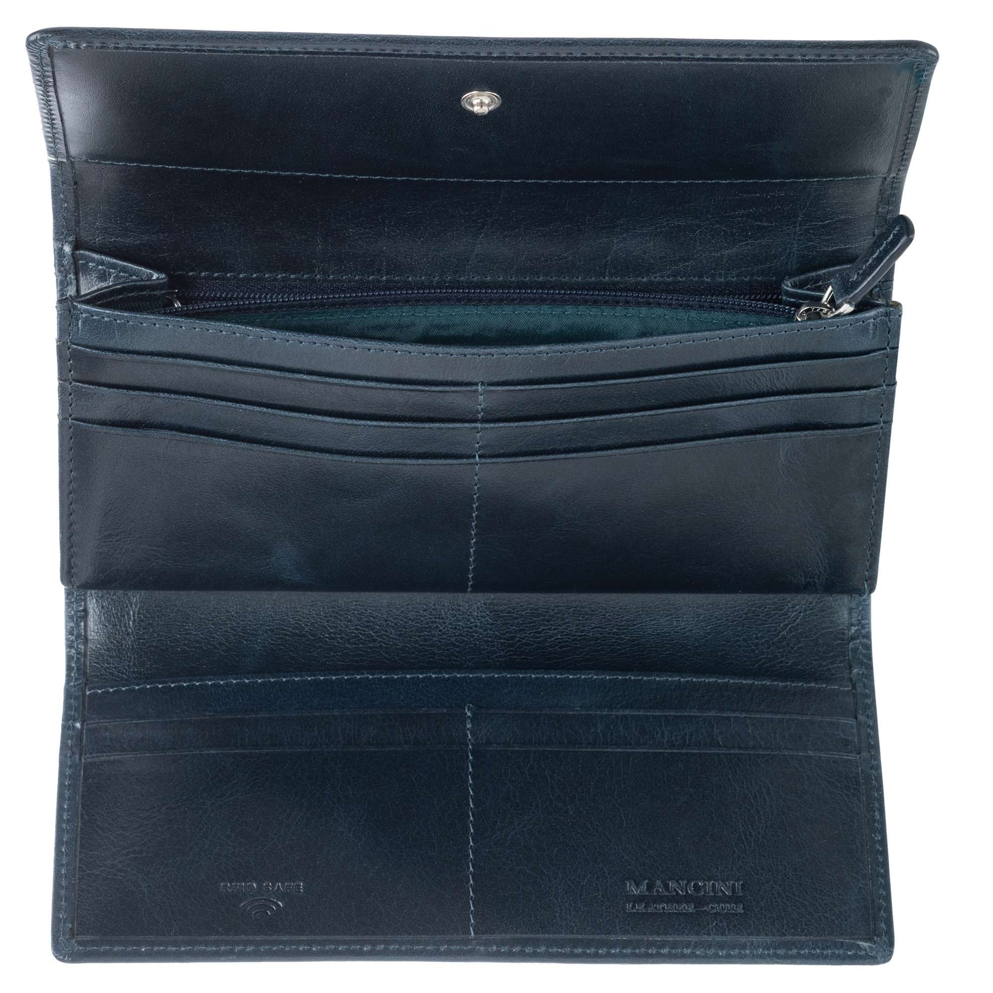 Mancini South Beach RFID Secure Trifold Wallet