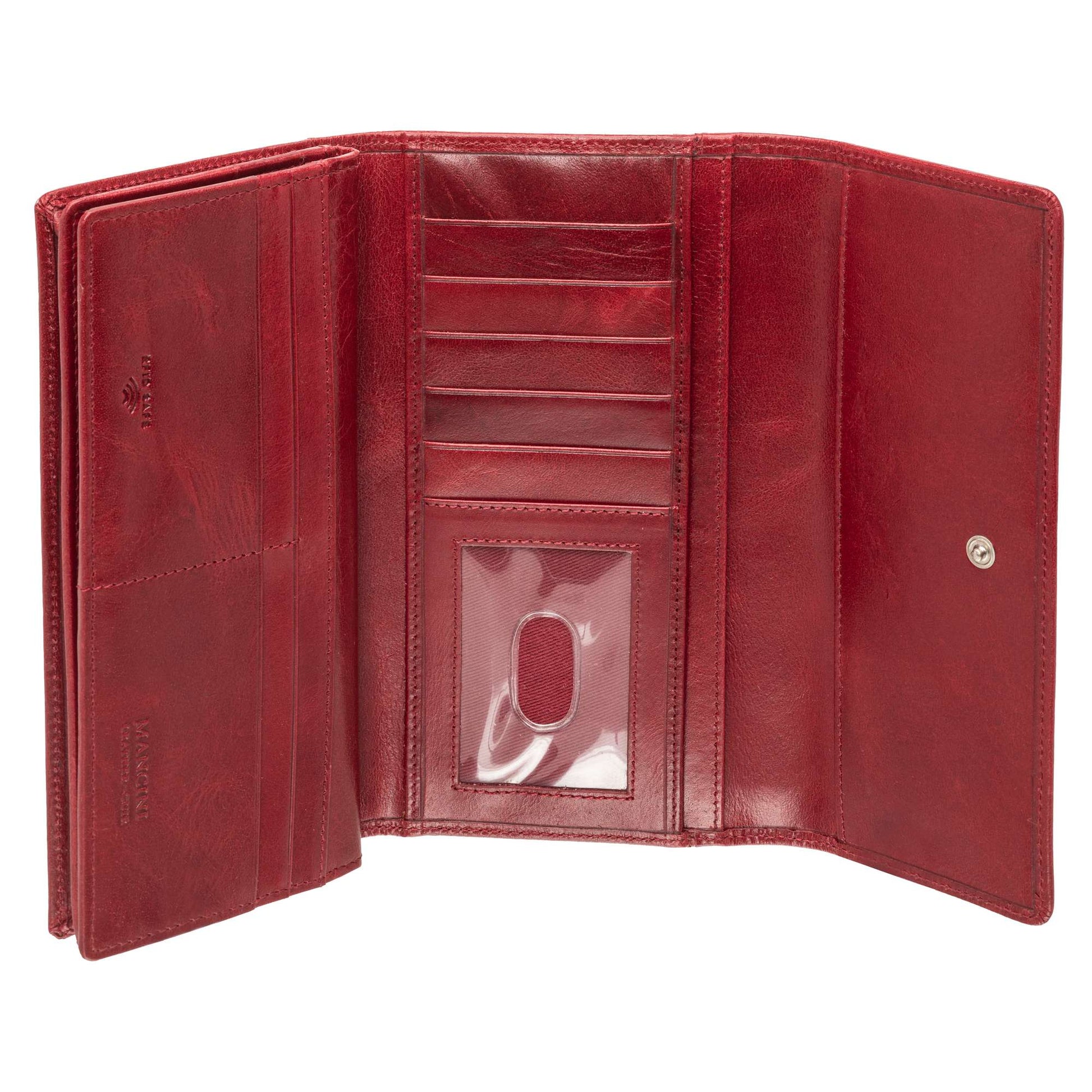Mancini South Beach RFID Secure Quadruple Fold Wallet