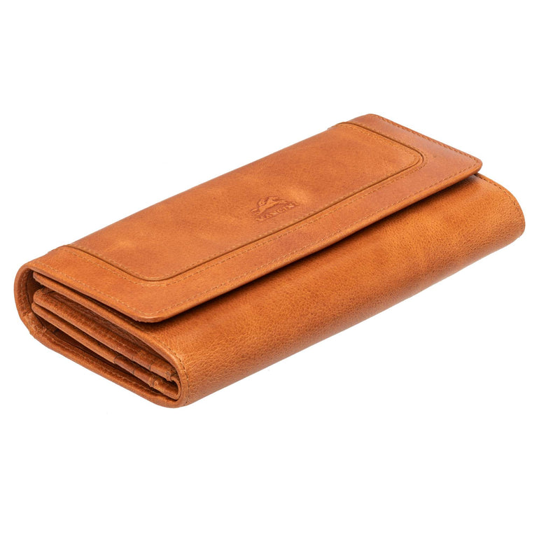 Mancini South Beach RFID Secure Quadruple Fold Wallet